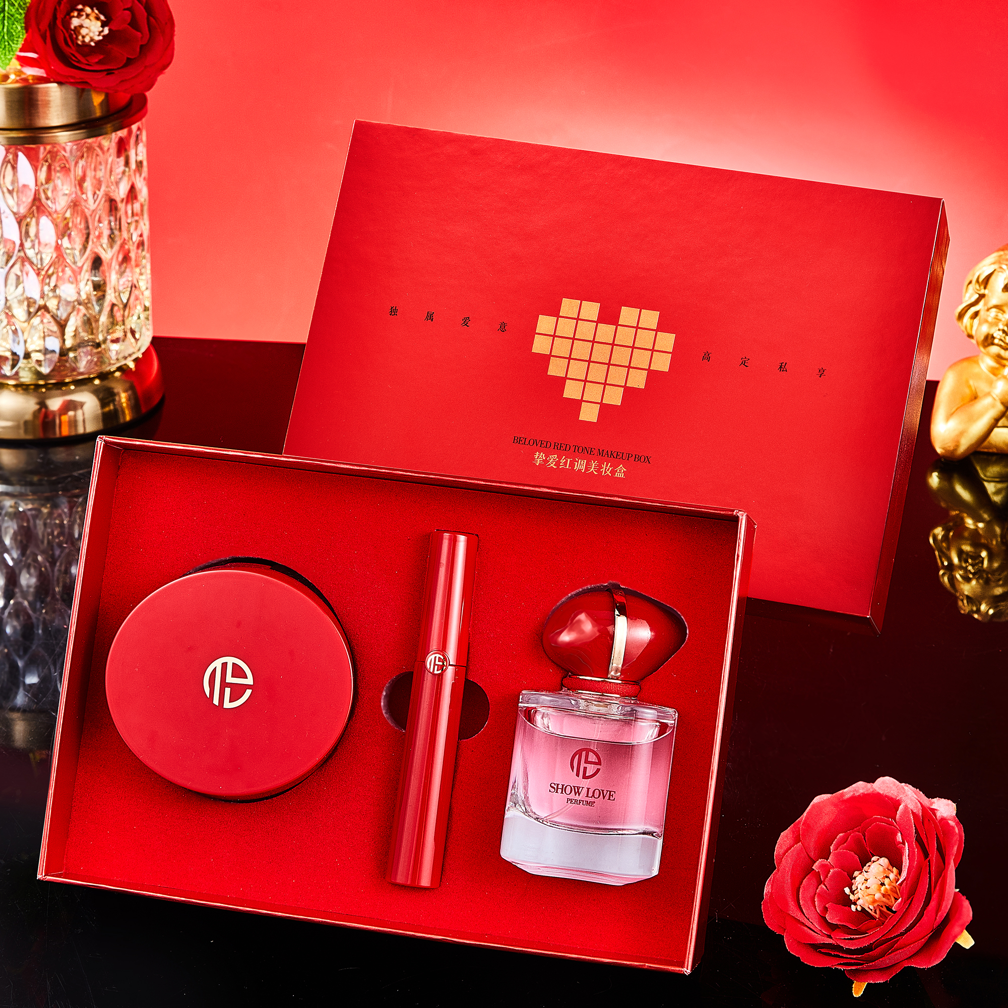 TDL挚爱红调美妆盒