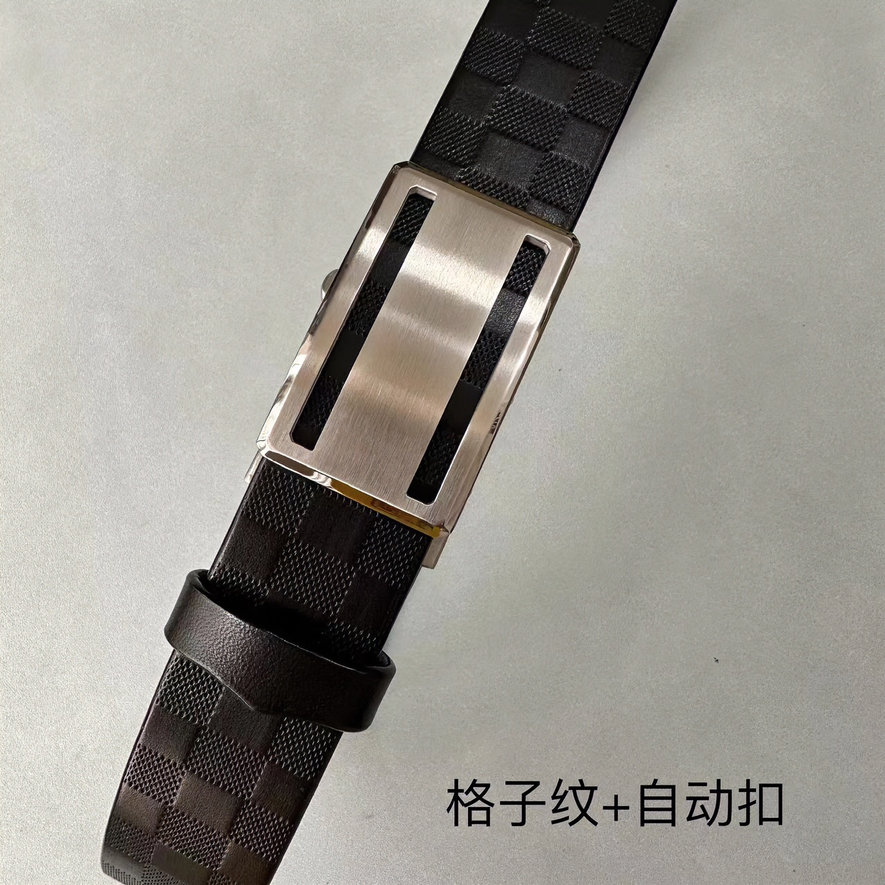 腰带男士真皮 时尚 百搭 商务休闲自动扣 皮带 青年 潮流男大气