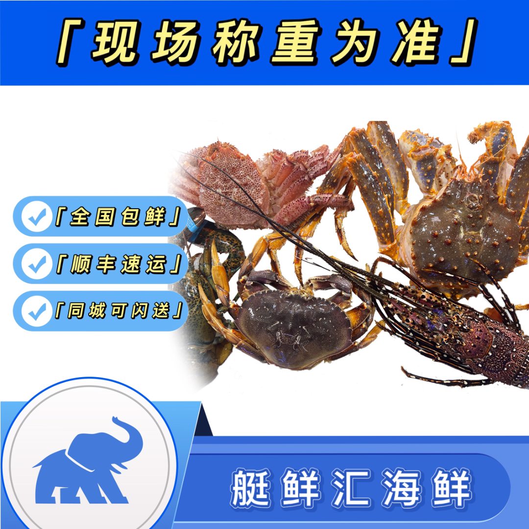 【江浙沪通用模板】海鲜现场称重 直播间为准 脱水5%算正常介意勿拍
