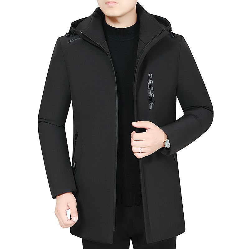 羽绒服名牌清仓处理男士羽绒服男2023新款冬季中长款加厚中
