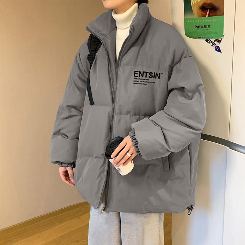 爆款棉衣外套男士冬季2022新款潮牌男生冬装晋江面包羽绒服袄子款