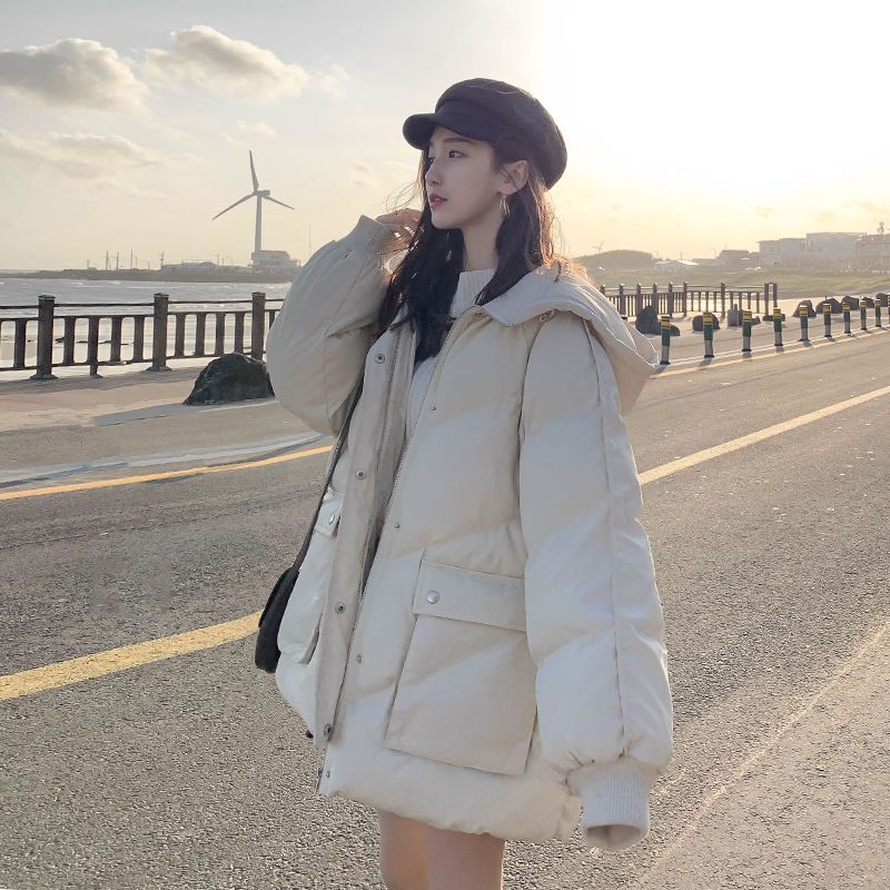 羽服女2023年新款冬季袄外套小个子短款衣面包服洋