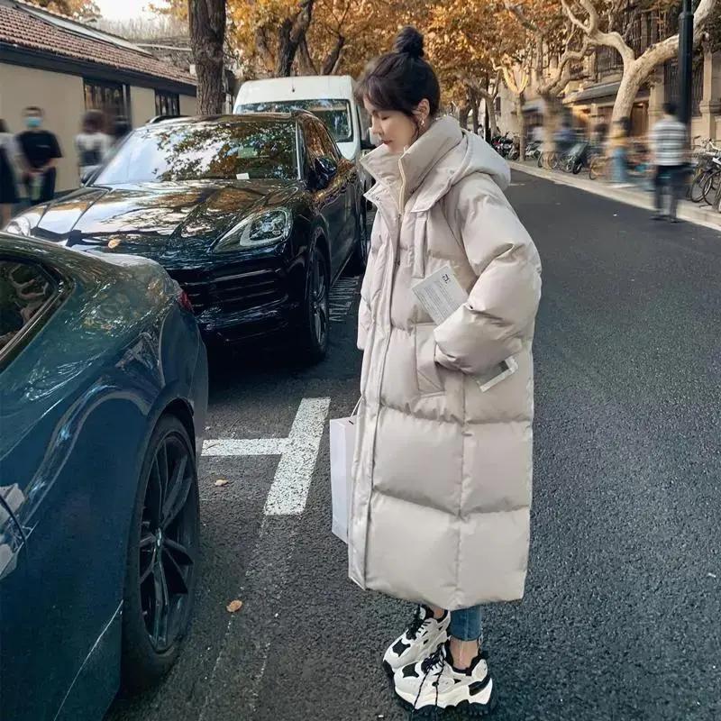 2023年新款羽绒羽绒服女长款过膝今年爆款炸街羽绒服衣冬季