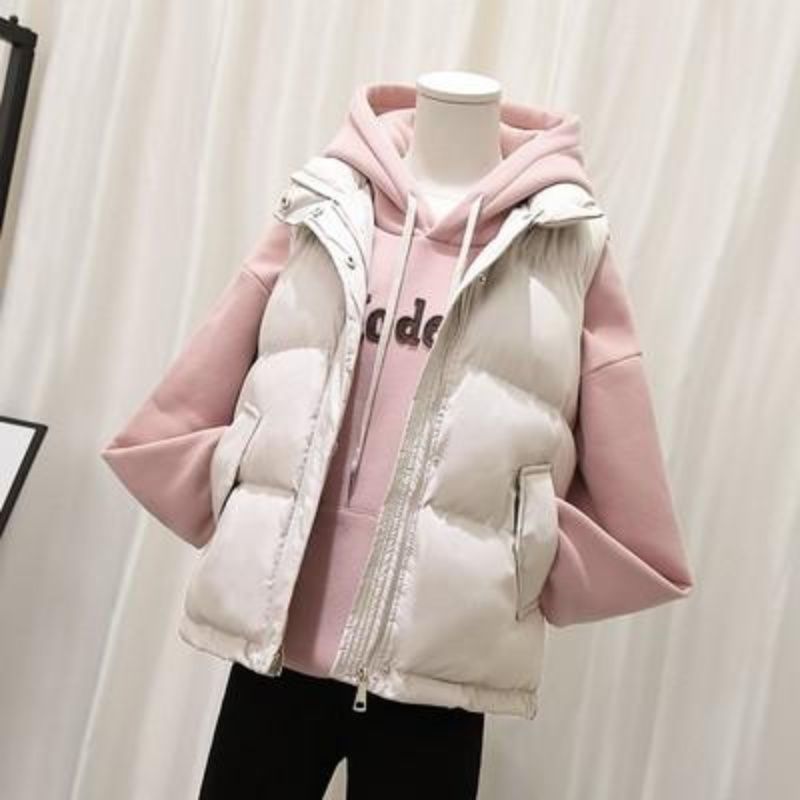 羽绒服马甲女短款百搭韩版宽松坎肩外穿