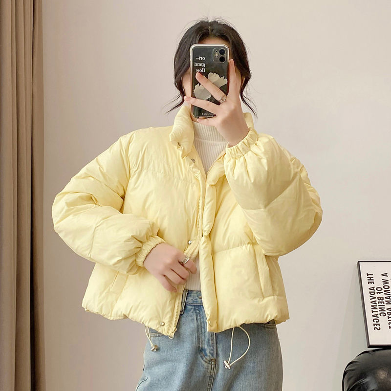 反季羽绒服服女短款2023年新款韩版小个子棉衣面包服冬季棉