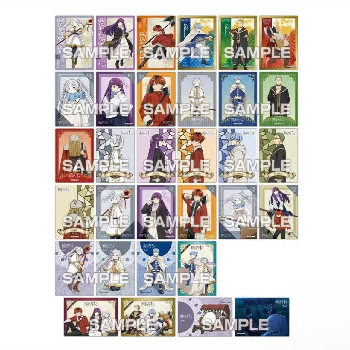 【葬送的芙莉莲】ensky透卡透明场景卡TV动画场景盲盒周边日番