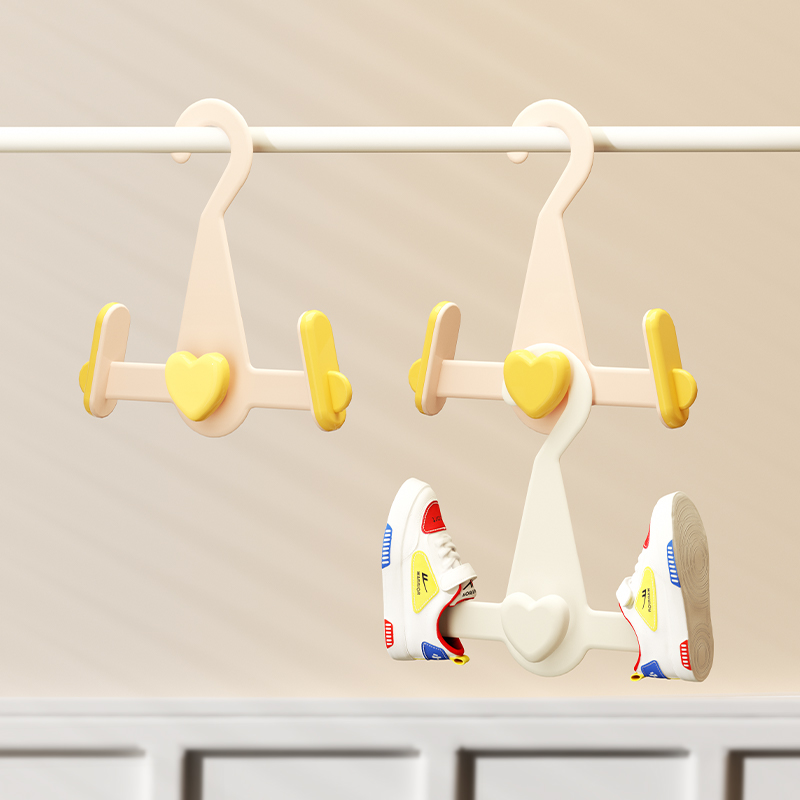 儿童晒鞋架家用阳台伸缩晾鞋挂鞋架子宝宝多功能可叠挂晒鞋子神器