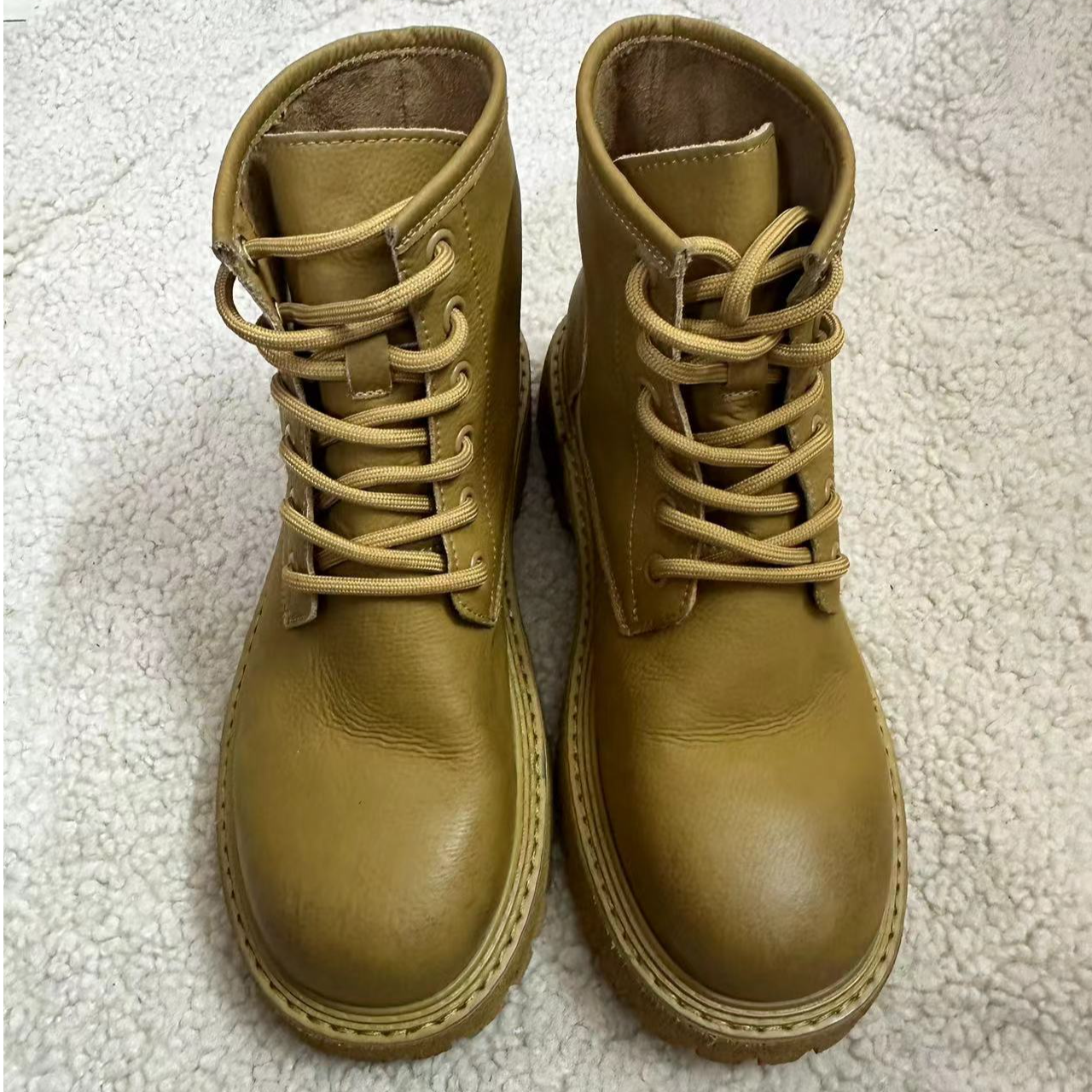 三姐时尚百搭马丁烟管靴非鑫非图片