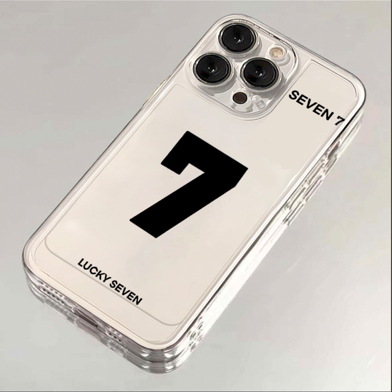 幸运数字iphone15苹果手机壳14promax硅胶13pro透明12高级11全包