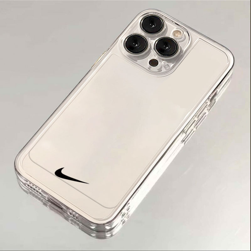 经典简约黑勾iphone15苹果手机壳14promax硅胶13pro透明12全包11