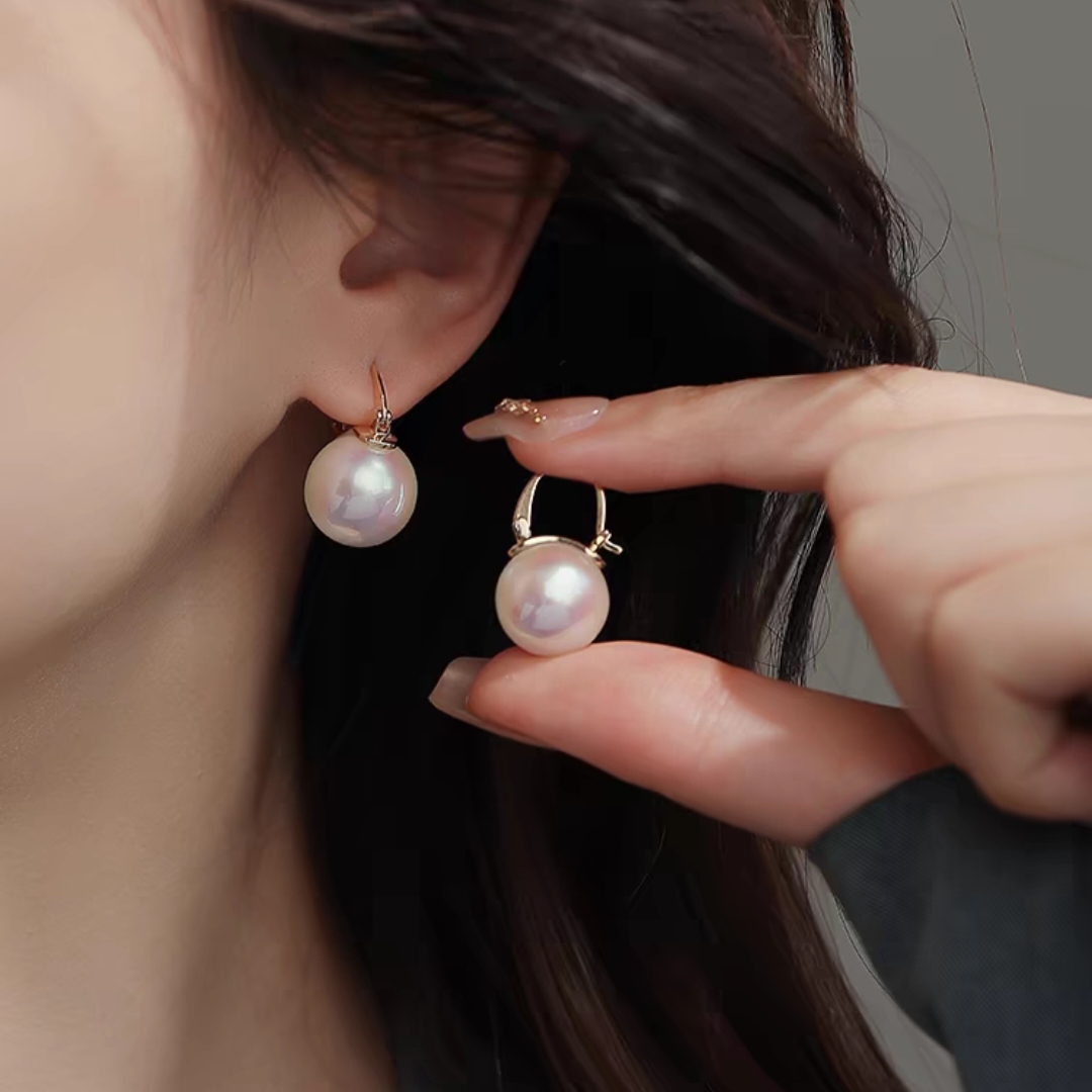 铜合金仿珍珠耳饰 2165简约大气时尚耳钉