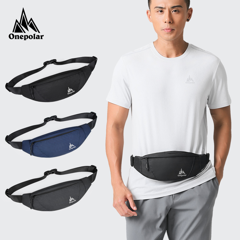 onepolar多功能运动跑步腰包户外防水手机包男女单肩斜挎包腰带