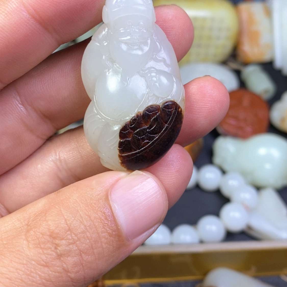【闪购商品】和田玉（糖玉）颈饰未镶嵌李****)