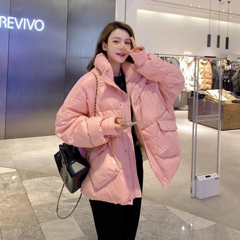 雪中飞反季特价羽绒服女装短款2023冬季新款宽松外套立领保暖防寒