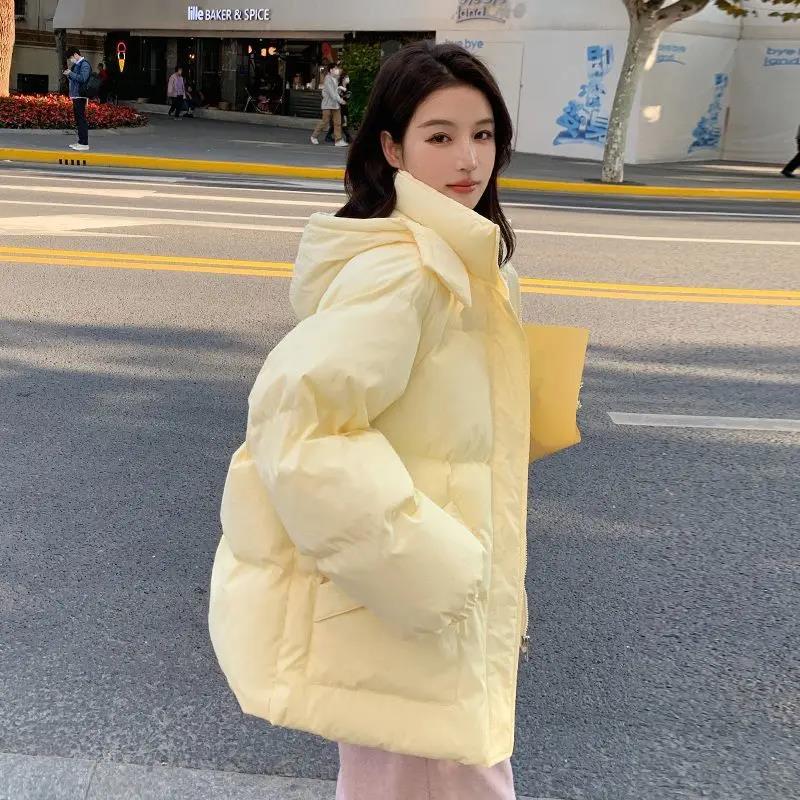 雪中飞羽绒服双12特价大促新款面包服羽绒袄加厚羽绒衣连帽外套学