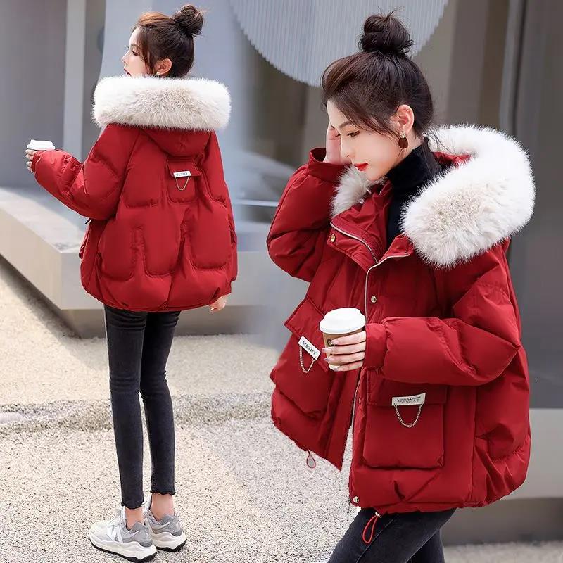 雪中飞小个子羽绒服女2023年冬季新款加厚保暖保暖时尚短款外套in