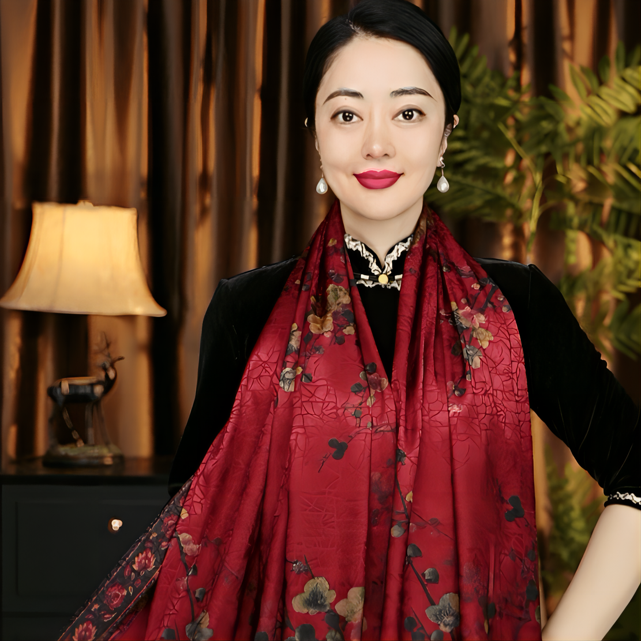 【梅香如故】香云龟裂纹180*70长巾女士围巾披肩夏季春秋百搭