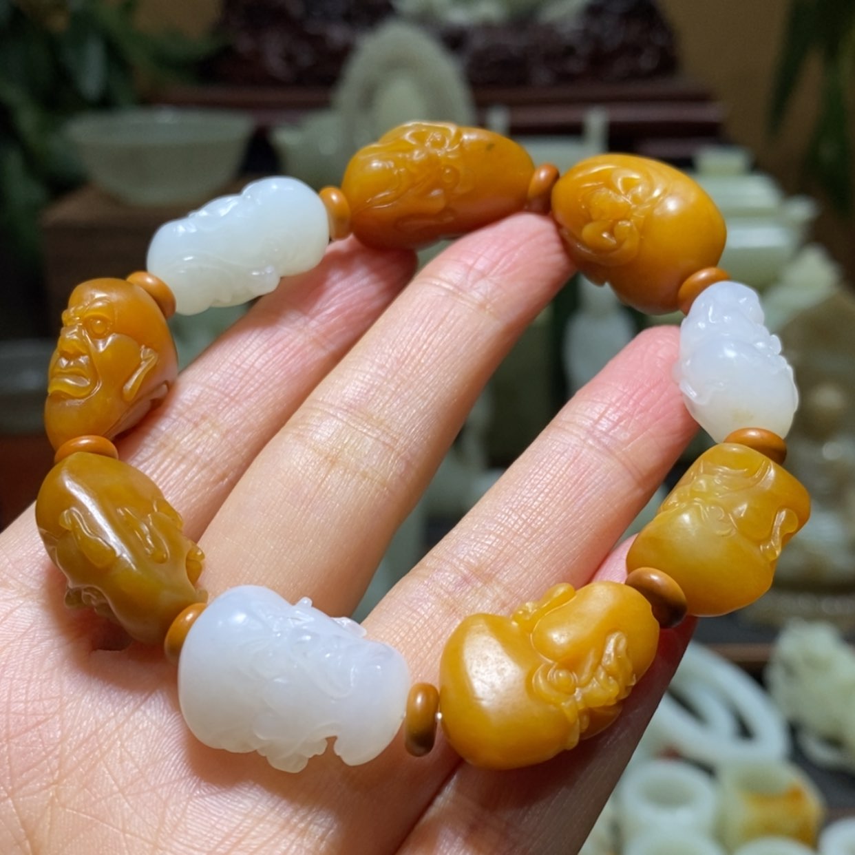 【闪购商品】和田玉挂件未镶嵌乔*