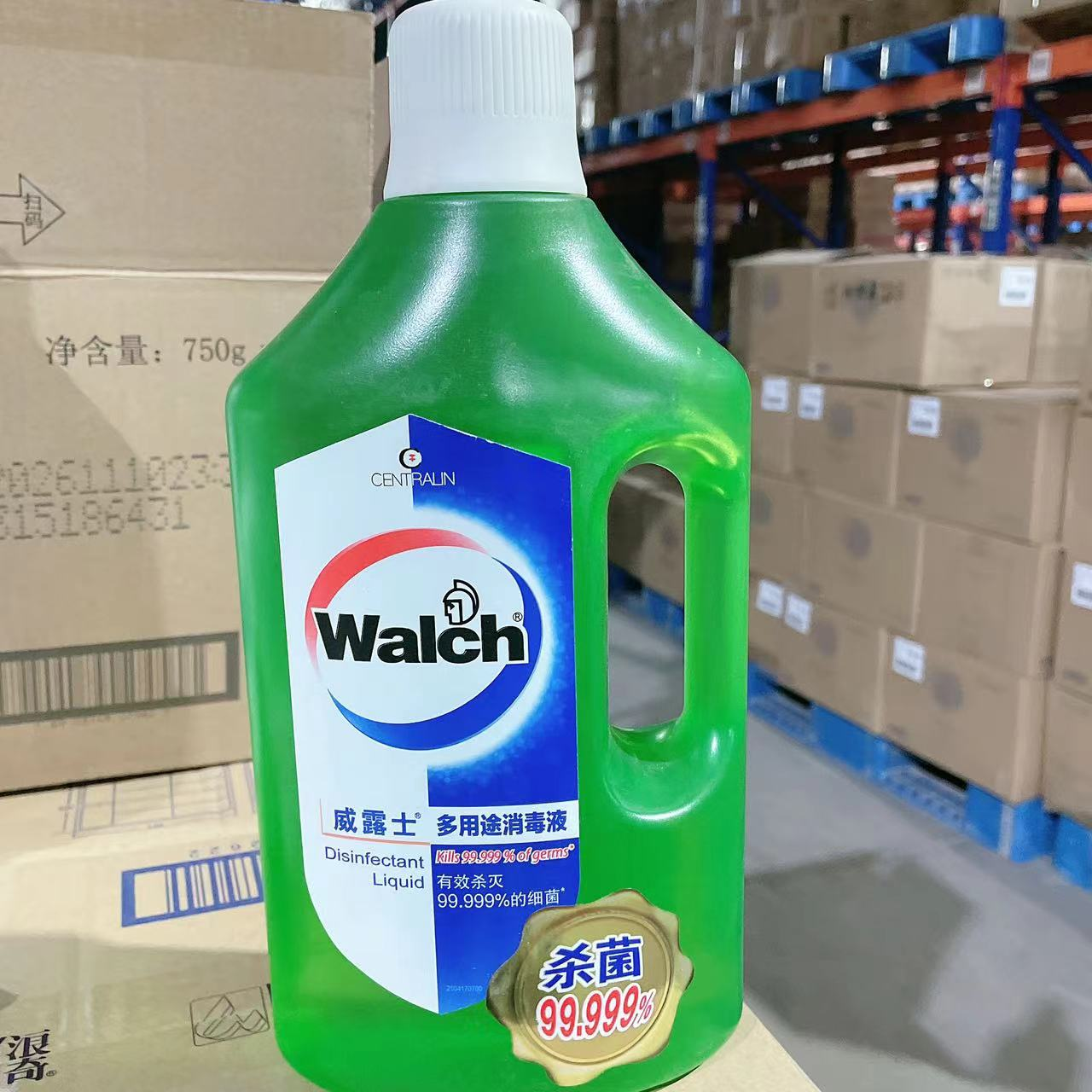 威露士多用途消毒液（青柠）1L-绿瓶