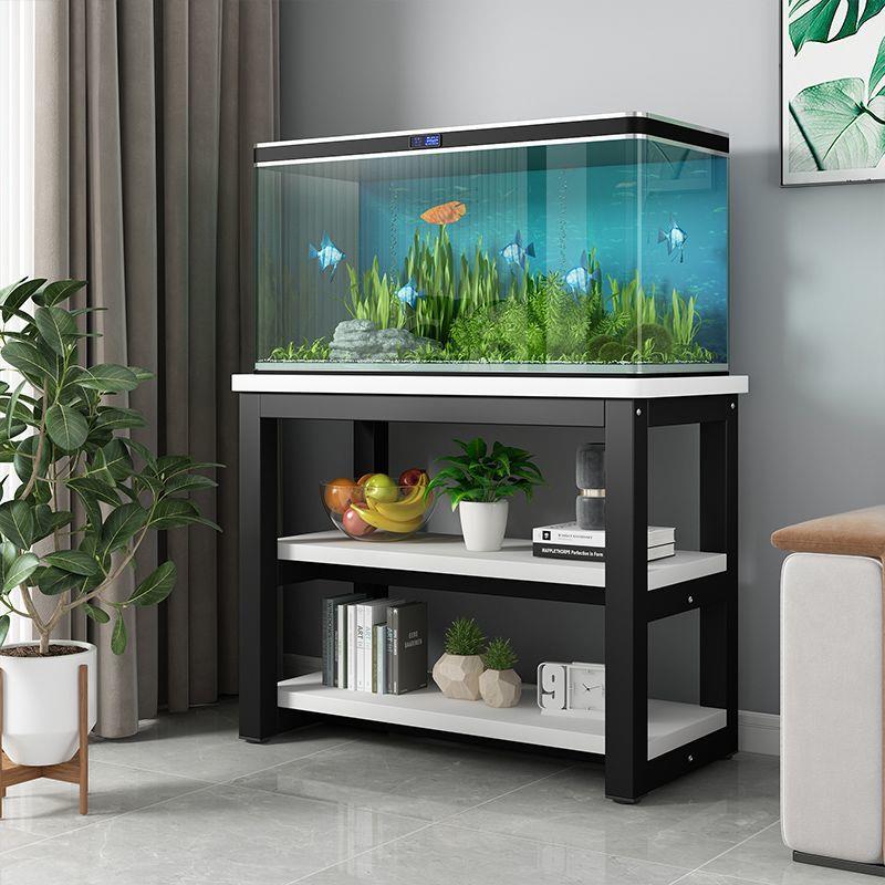 简易鱼缸架子鱼缸柜龟缸架水族箱底座鱼缸桌金属承重架家用鱼缸架