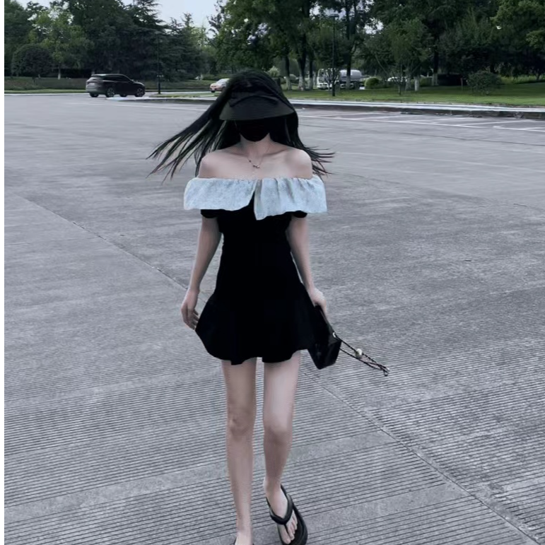 小众夏季百搭荷叶边半身裙