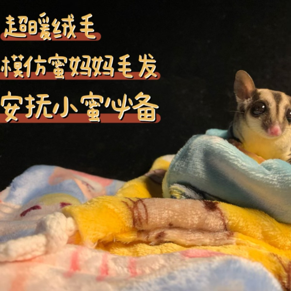 盘蜜袋鼯神器布袋袋（2件）厚睡袋棉窝培养性格可外出携带随机发