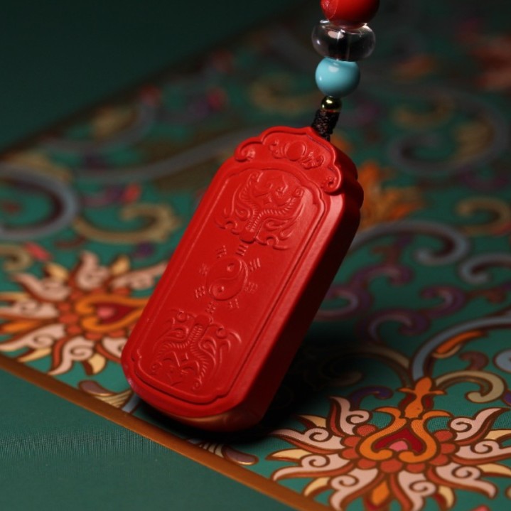 经典红·兽面纹·岁岁福【23×43×9mm】