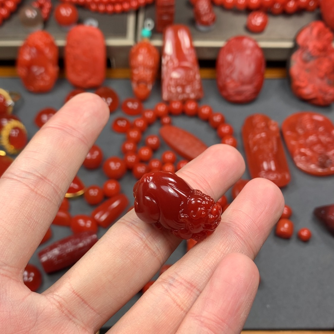 【闪购商品】南红玛瑙颈饰未镶嵌N***F