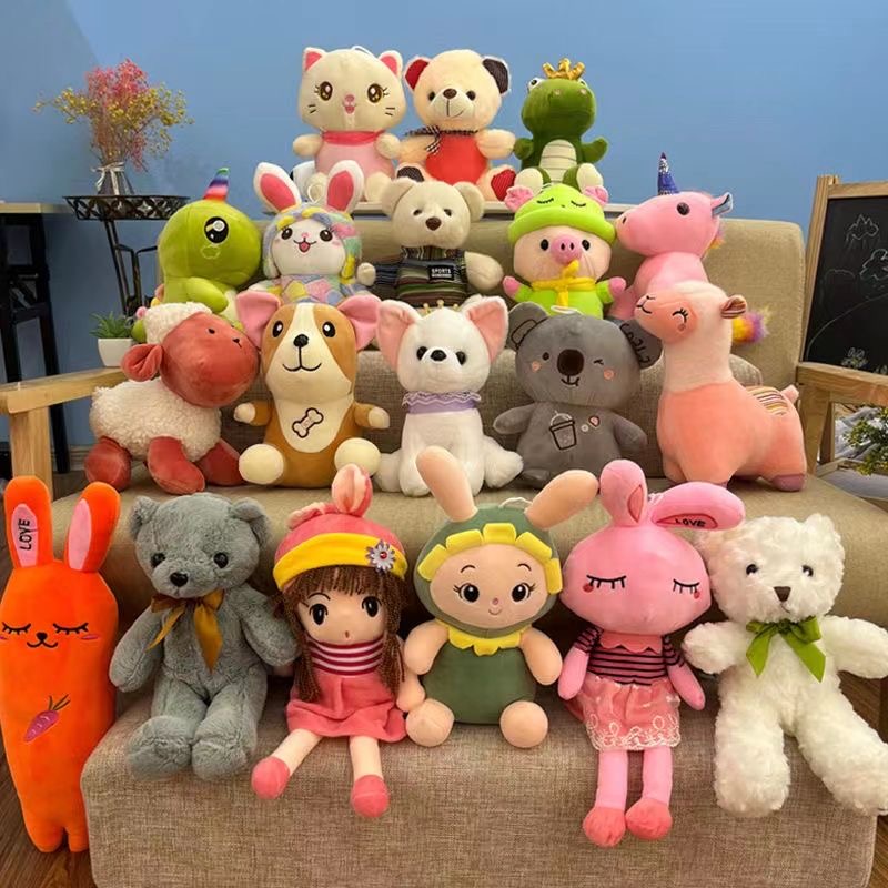 【小陈家浮力】可爱毛绒娃娃DIY过款娃组合Q