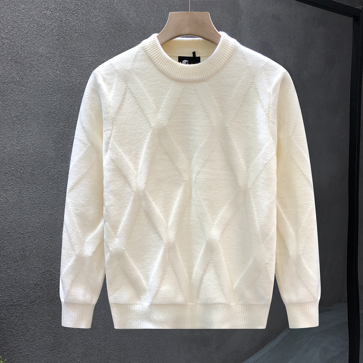 设计感爆款高端毛衣男潮牌内搭保暖针织衫2025秋冬季新款男士上衣
