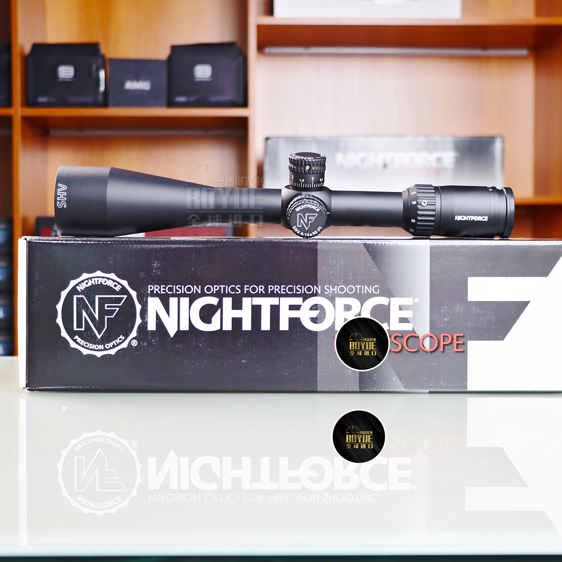 美国原装进口 Nightforce SHV 4-14x50 F1 光学 倍镜