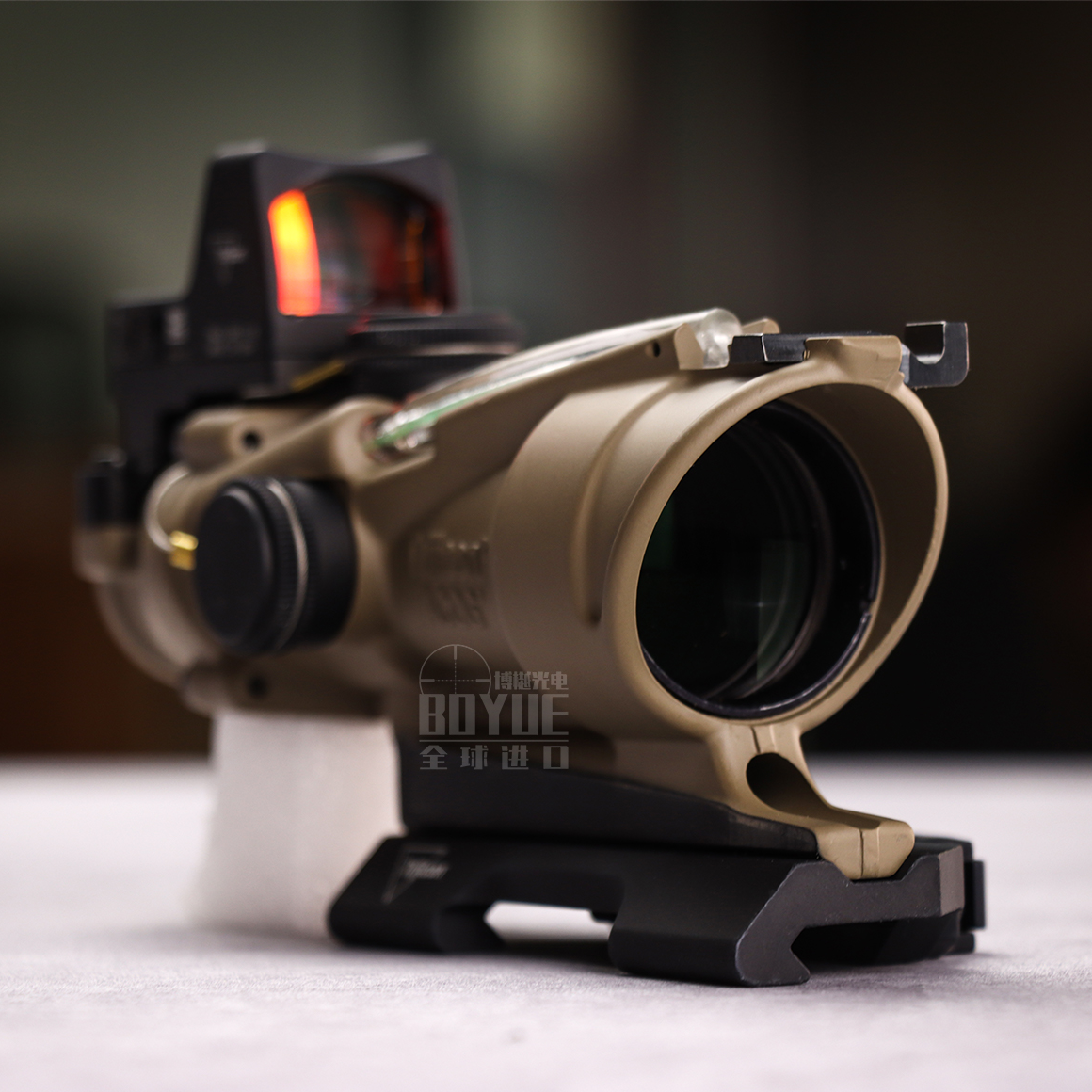 Trijicon ACOG 4x32 RMR美国原装进口小海螺4倍光学倍镜 沙色