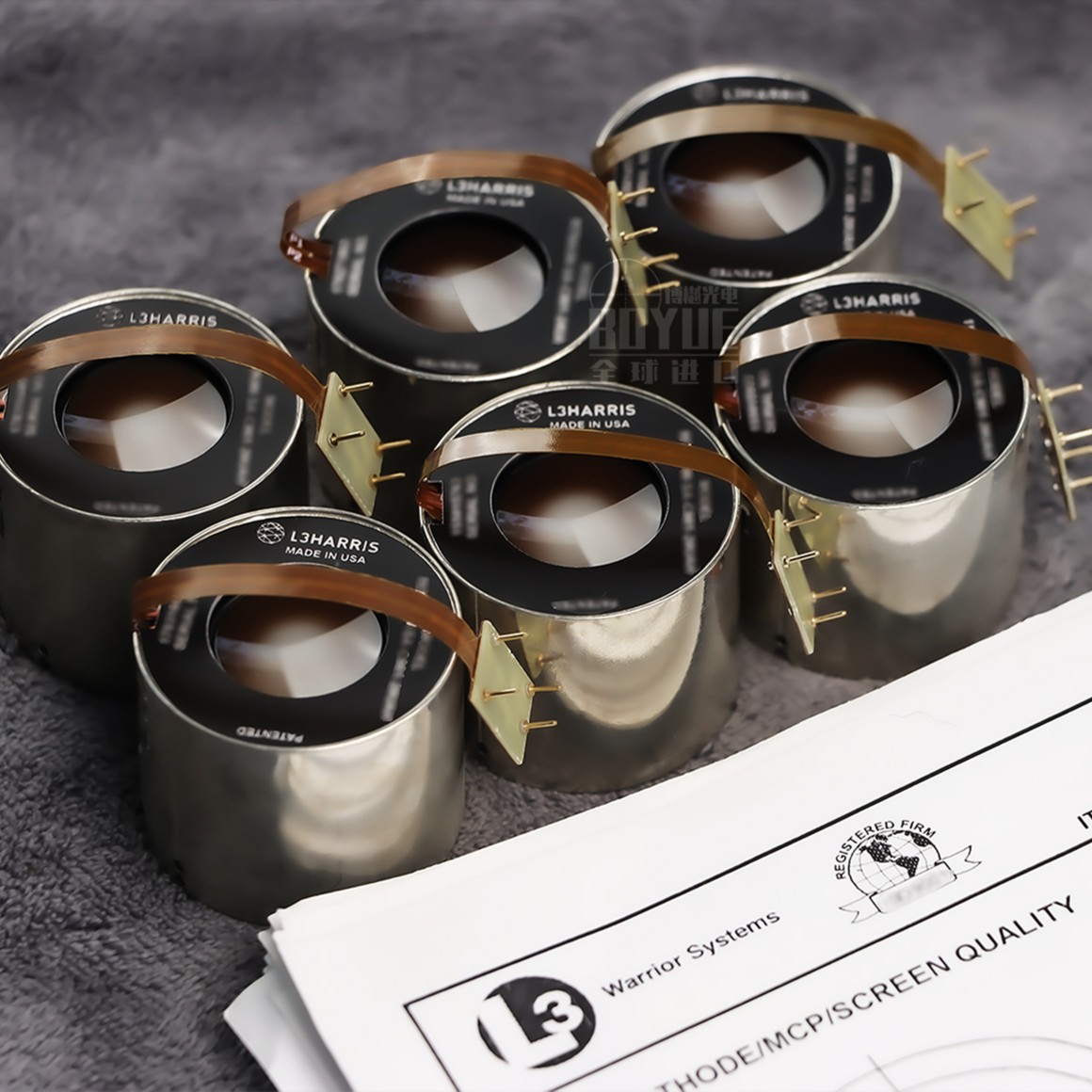 L3 第三代白磷无膜超级手动增益 头戴夜视仪 图像增强管 20UAH