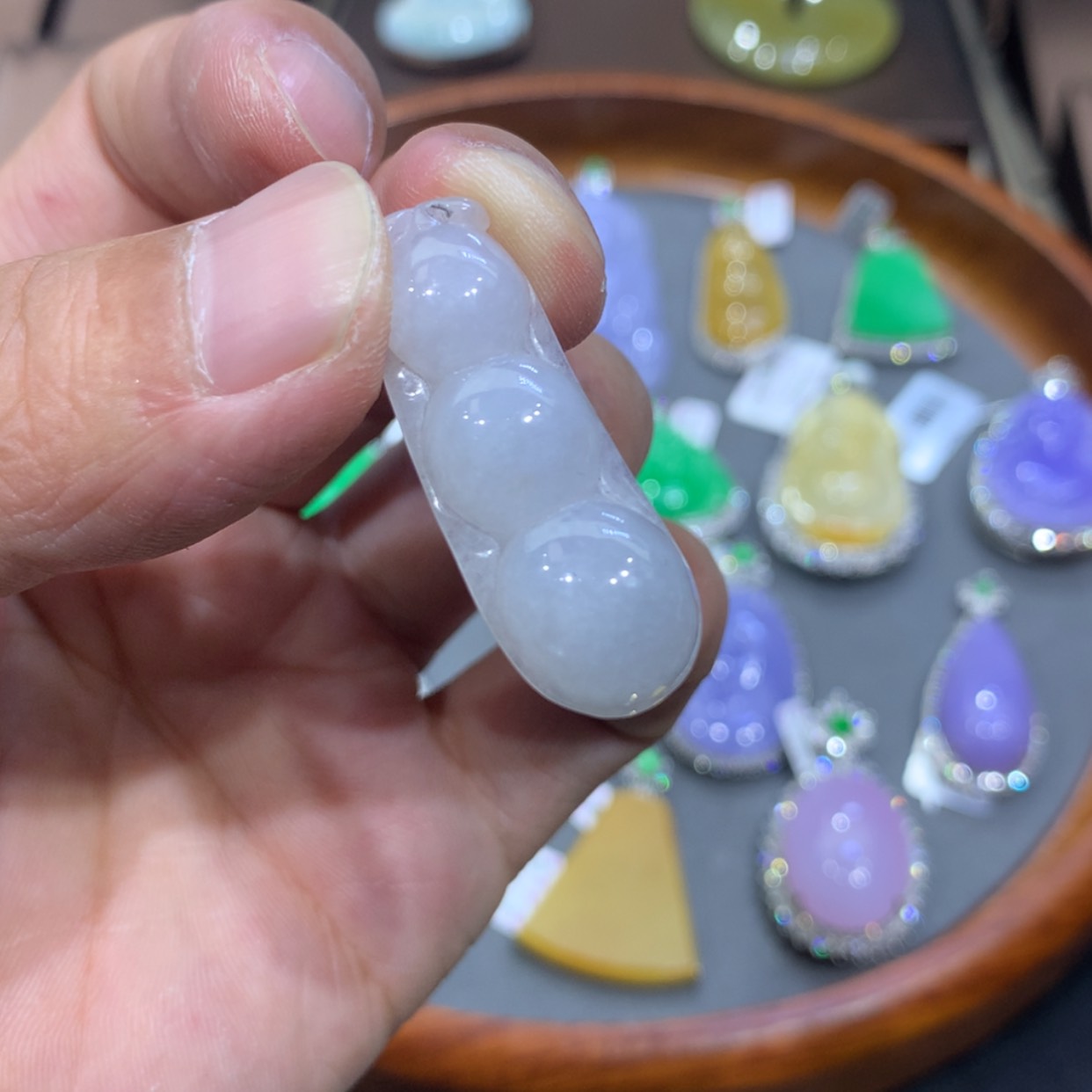【闪购商品】翡翠颈饰18K金镶嵌
