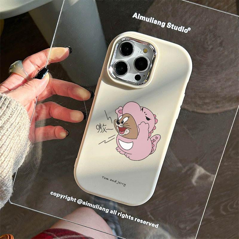 龙套杰瑞苹果15手机壳iPhone14promax大孔7/8plus创意13/12/11/xr