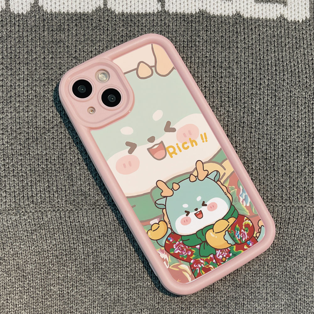 棉袄小龙苹果15手机壳iPhone14promax个性7/8plus创意13/12/11/xr
