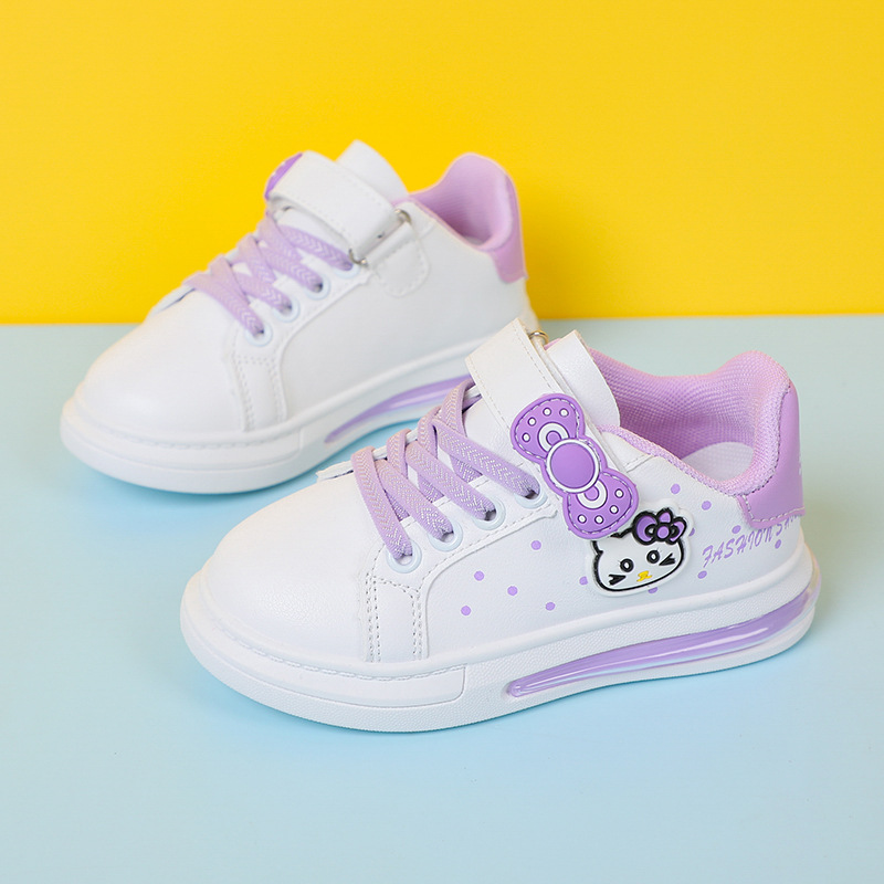 儿童休闲鞋新款春季小白鞋韩版女童板鞋小学生男童防滑软底运动鞋