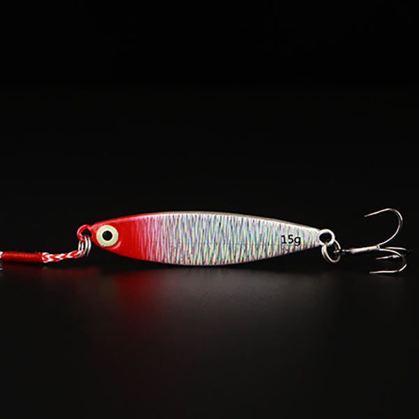 包邮10只装组合路亚铁板仿真经典飘落爆马牌岸投仿真路亚饵加强钩