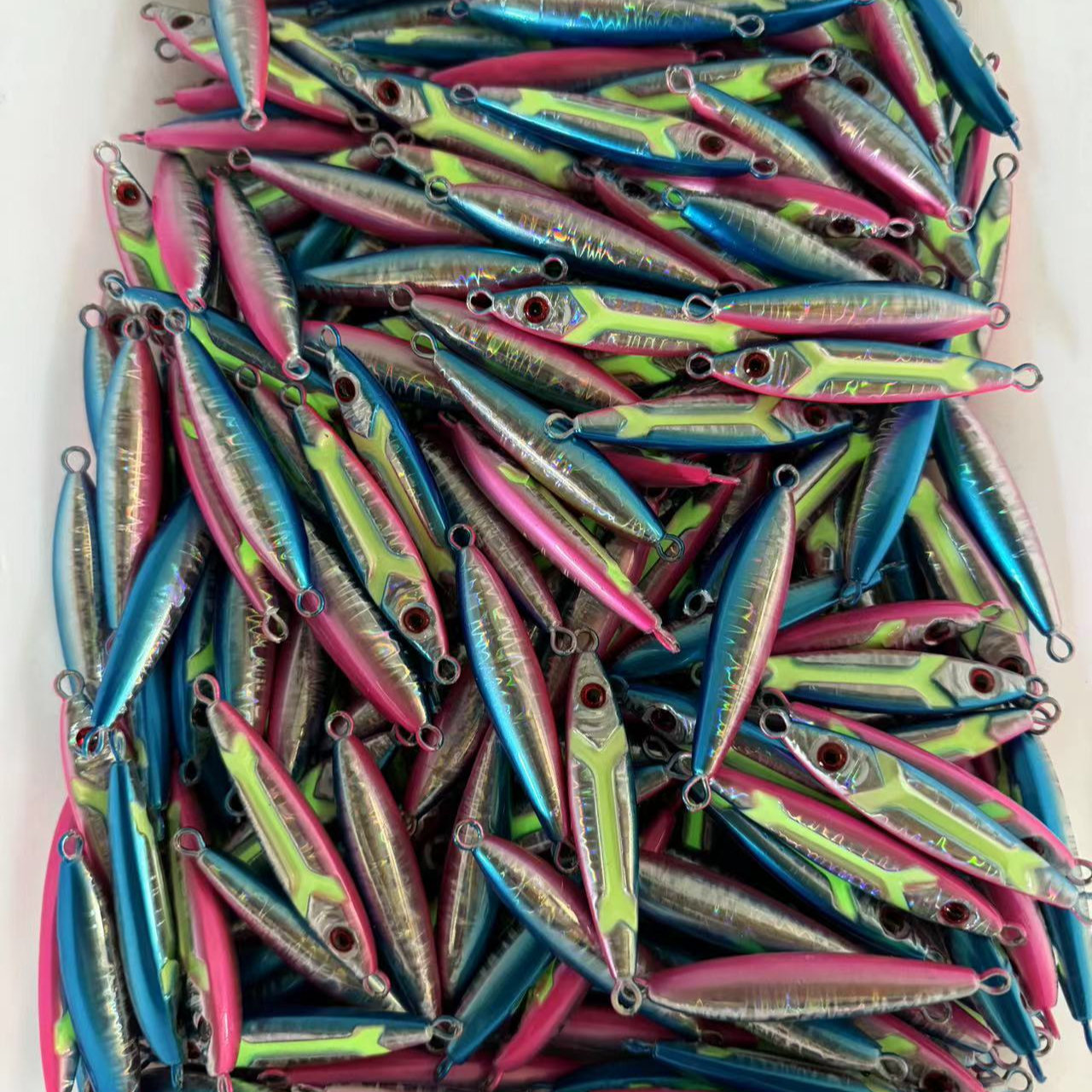 扰流20克30克40克60克船钓鲅鱼铁板小胖子路亚铁板饵慢摇假饵带钩