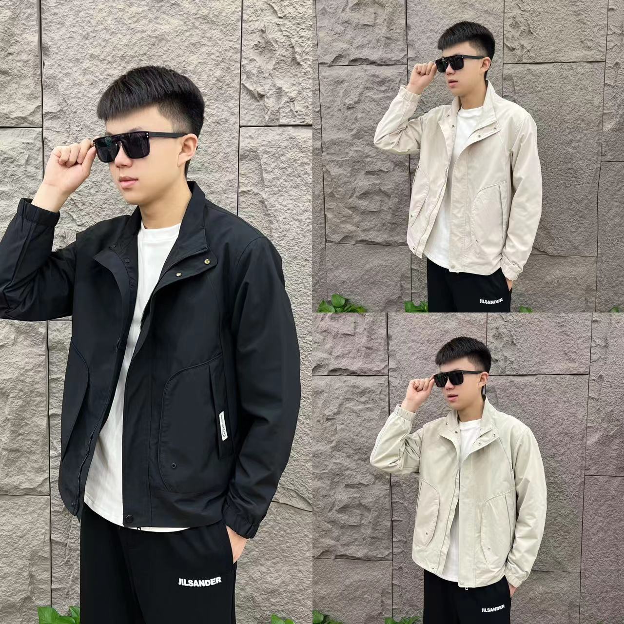 #5901-夹克 广州 杭派 新款潮流夹克 撤柜高货