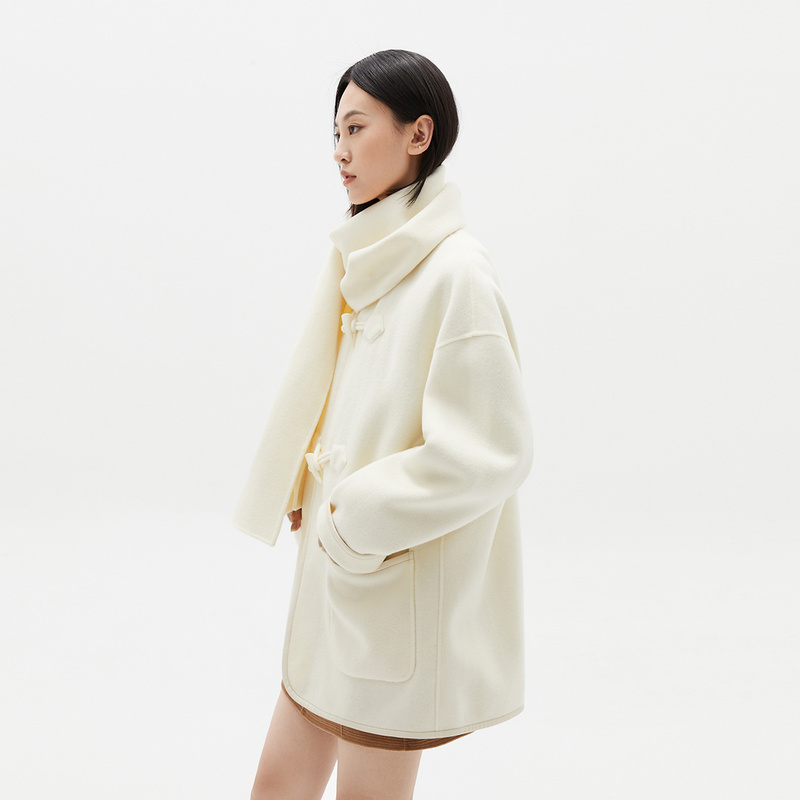 LILY冬新款女装呢大衣123420FN222