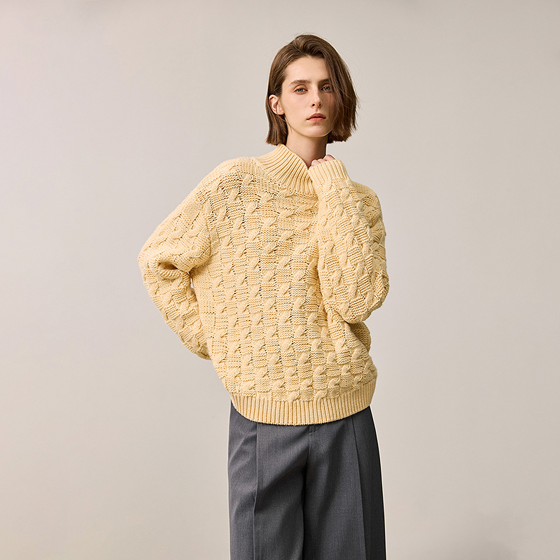 1406【马琦尧专属】LILY2024冬新款女装毛针织衫124409TK929