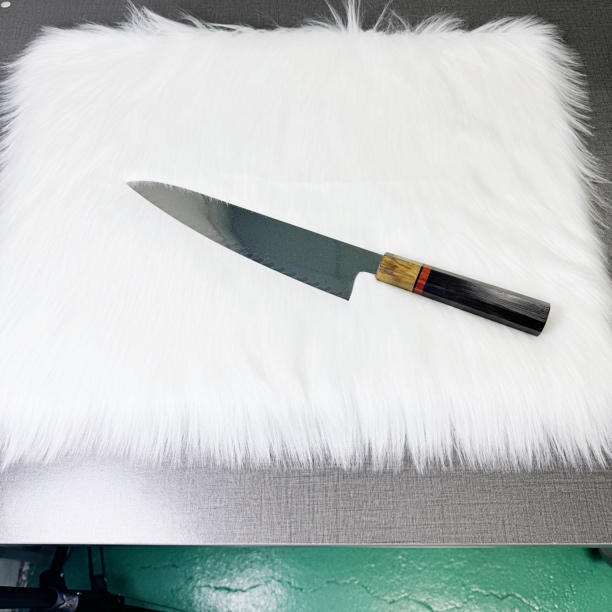 家用大马士革钢切菜锋利长刃牛刀非常好用