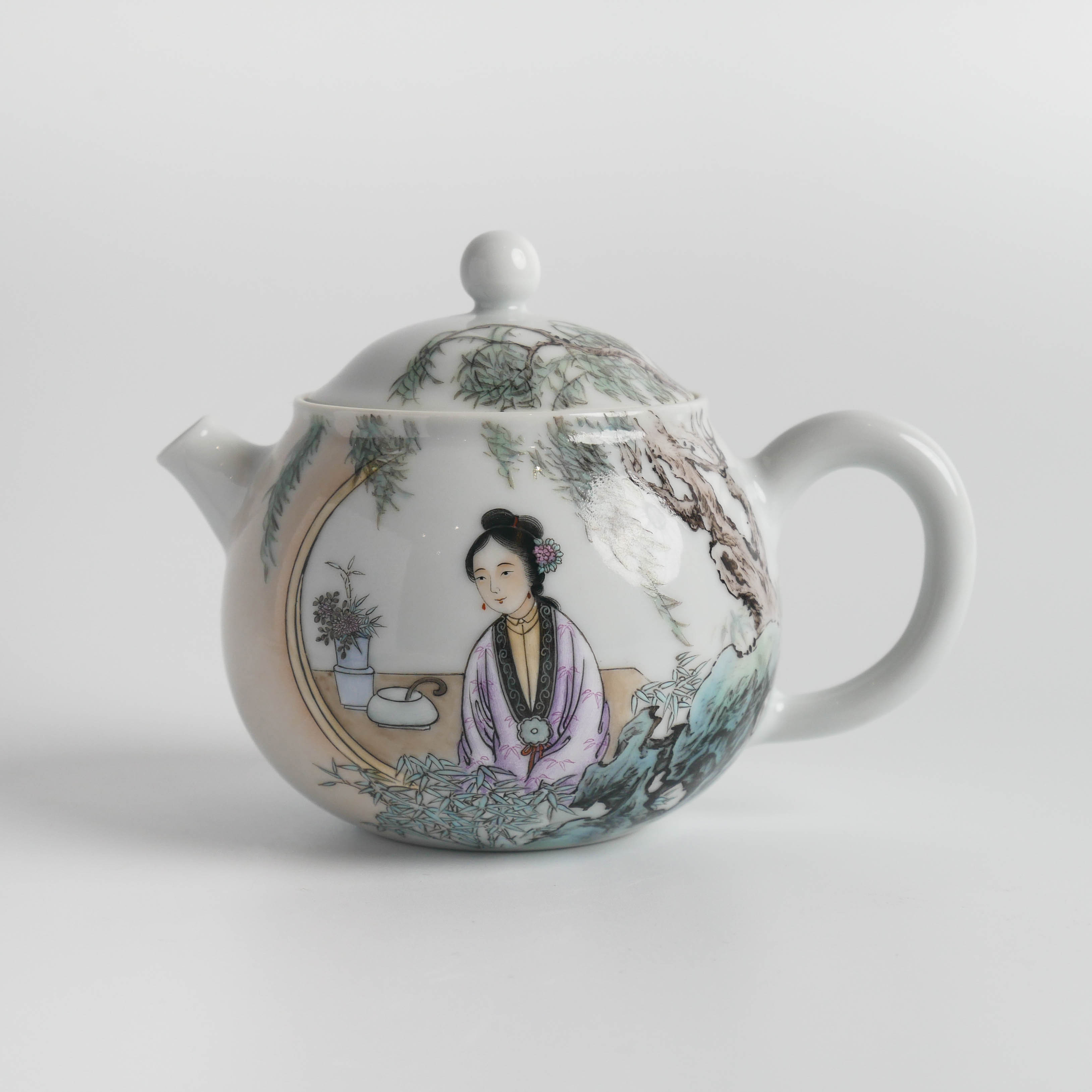 一儒堂柳如是龙蛋壶【景德镇纯手工茶具170ml】