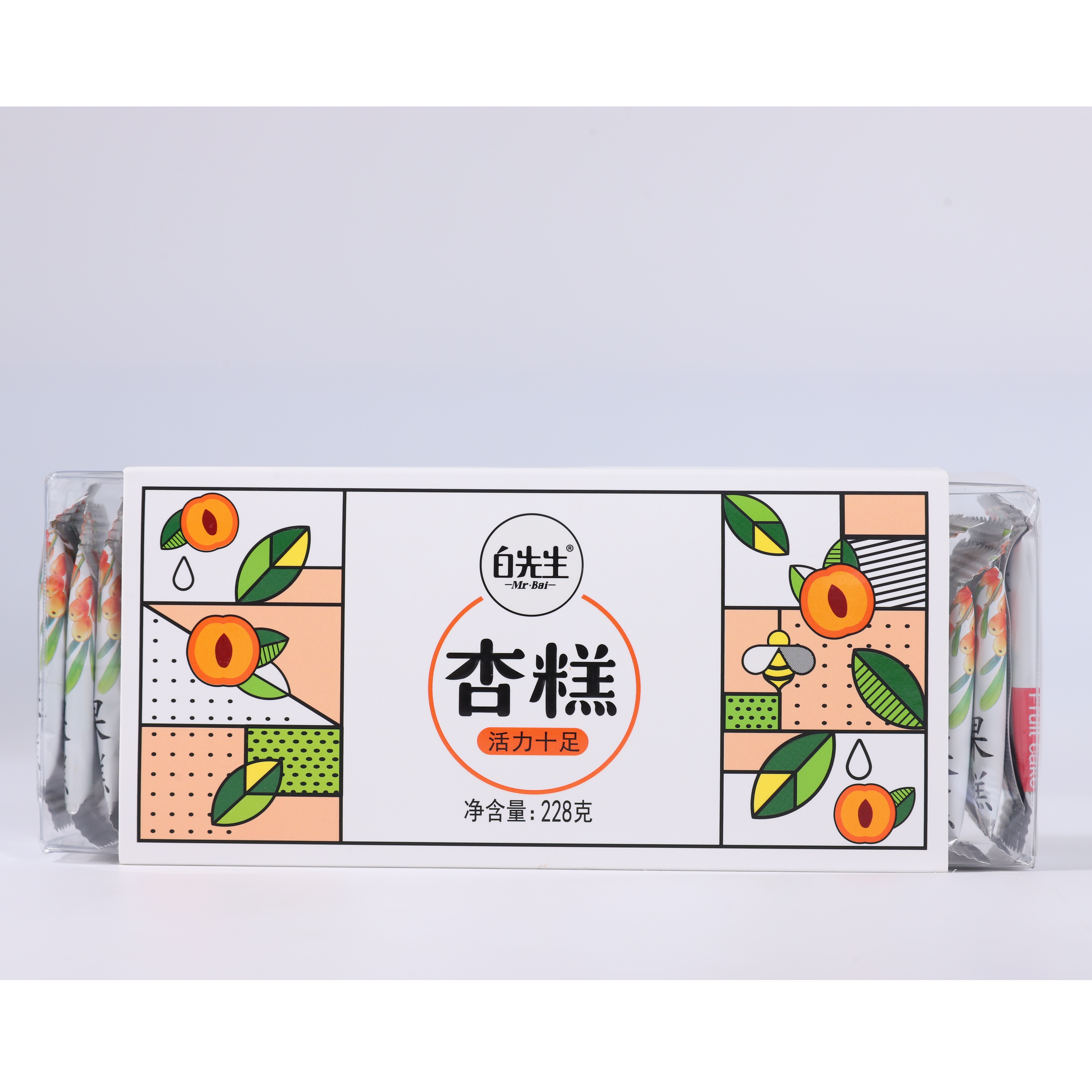  【白先生】山西特产杏糕休闲食品解馋办公室零食酸甜糖果果糕228g