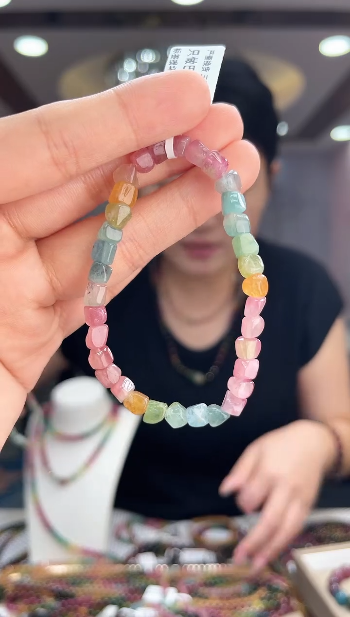 【闪购商品】碧玺/未镶嵌碧玺原石手串多样性发货