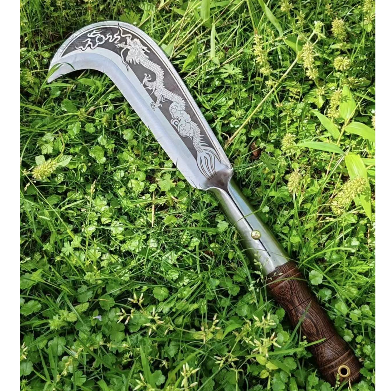 龙泉手工锻打户外家用一体上山砍柴柴刀