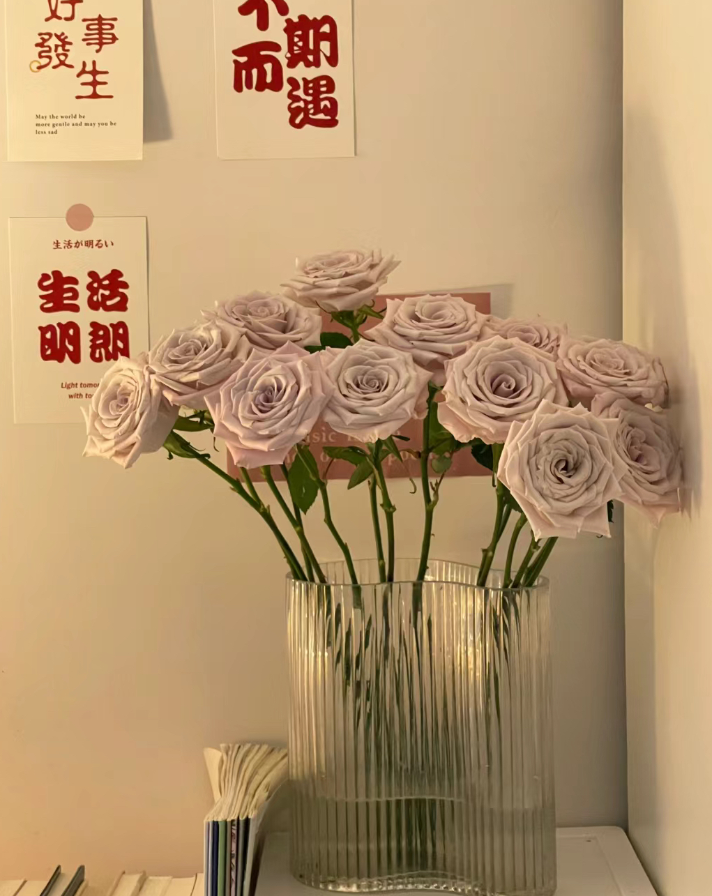 10支曼塔玫瑰 家居办公插花（不含瓶）