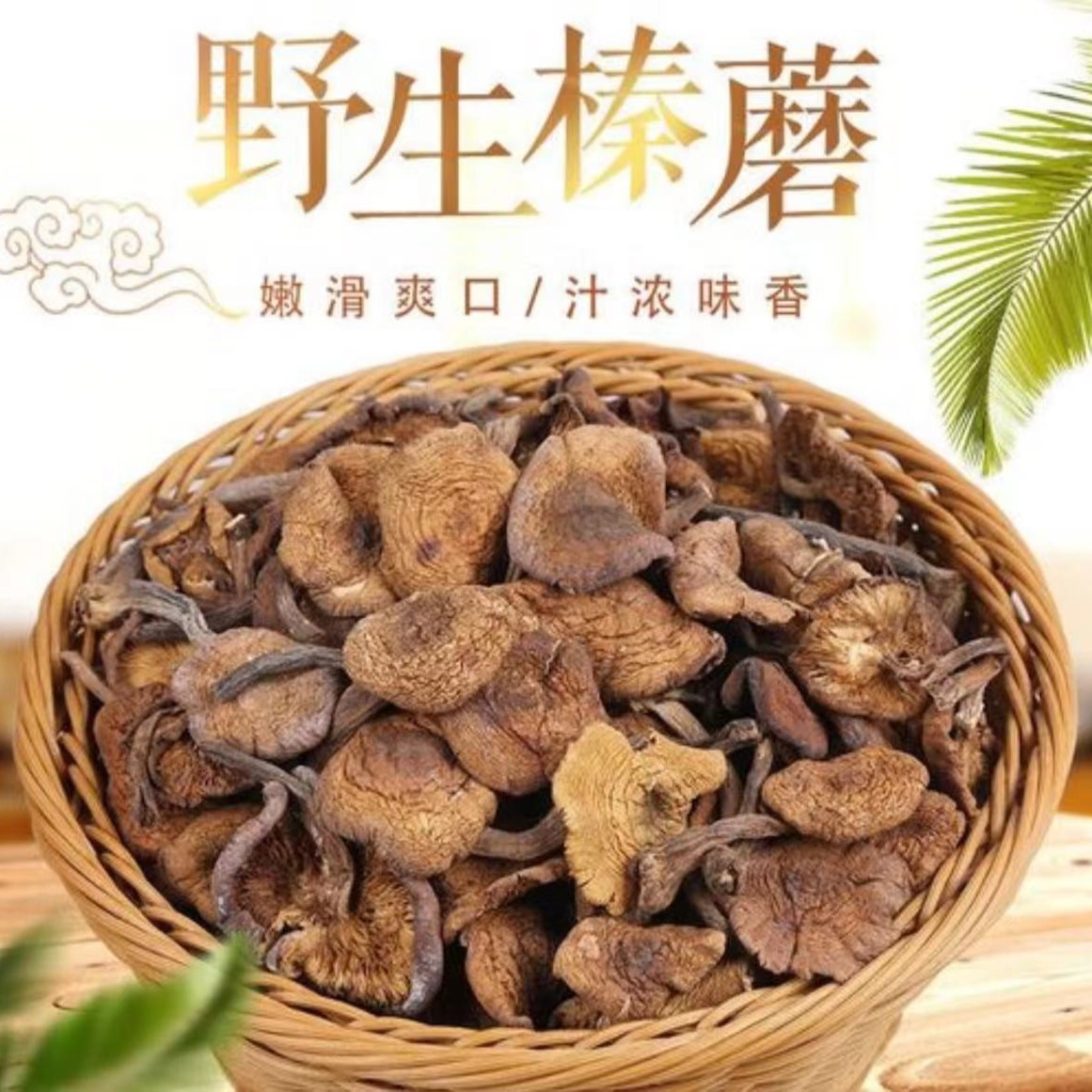 野生榛蘑250g起包邮