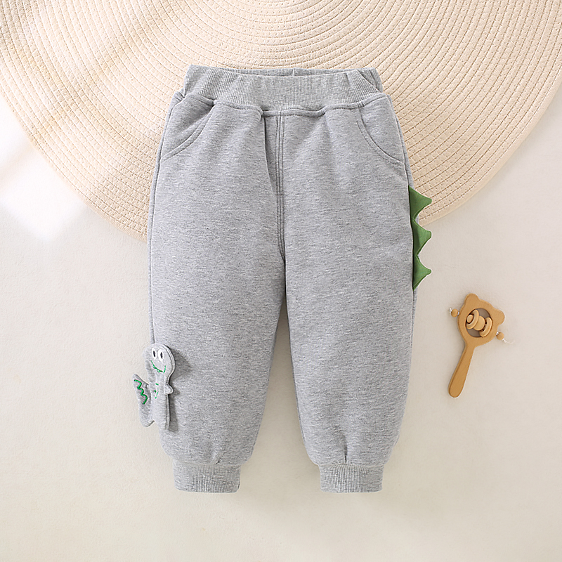 【新疆长绒棉】150g棉花卫裤恐龙男女宝时尚百搭保暖可爱宝宝